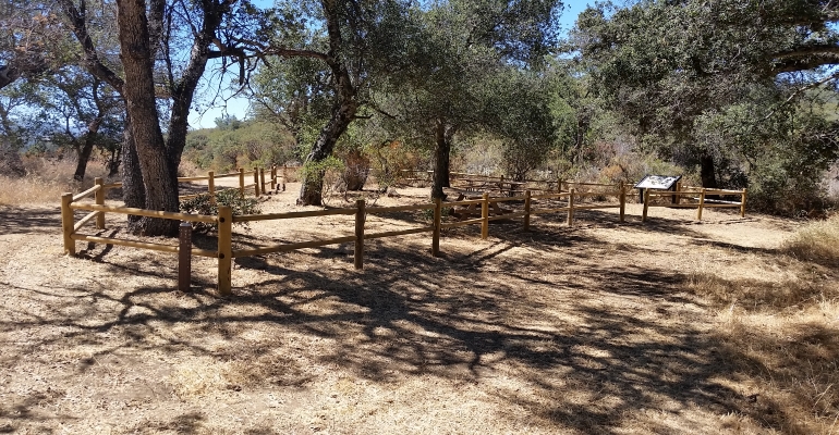 Half-way point of the Santa Ysabel East Preserve trail